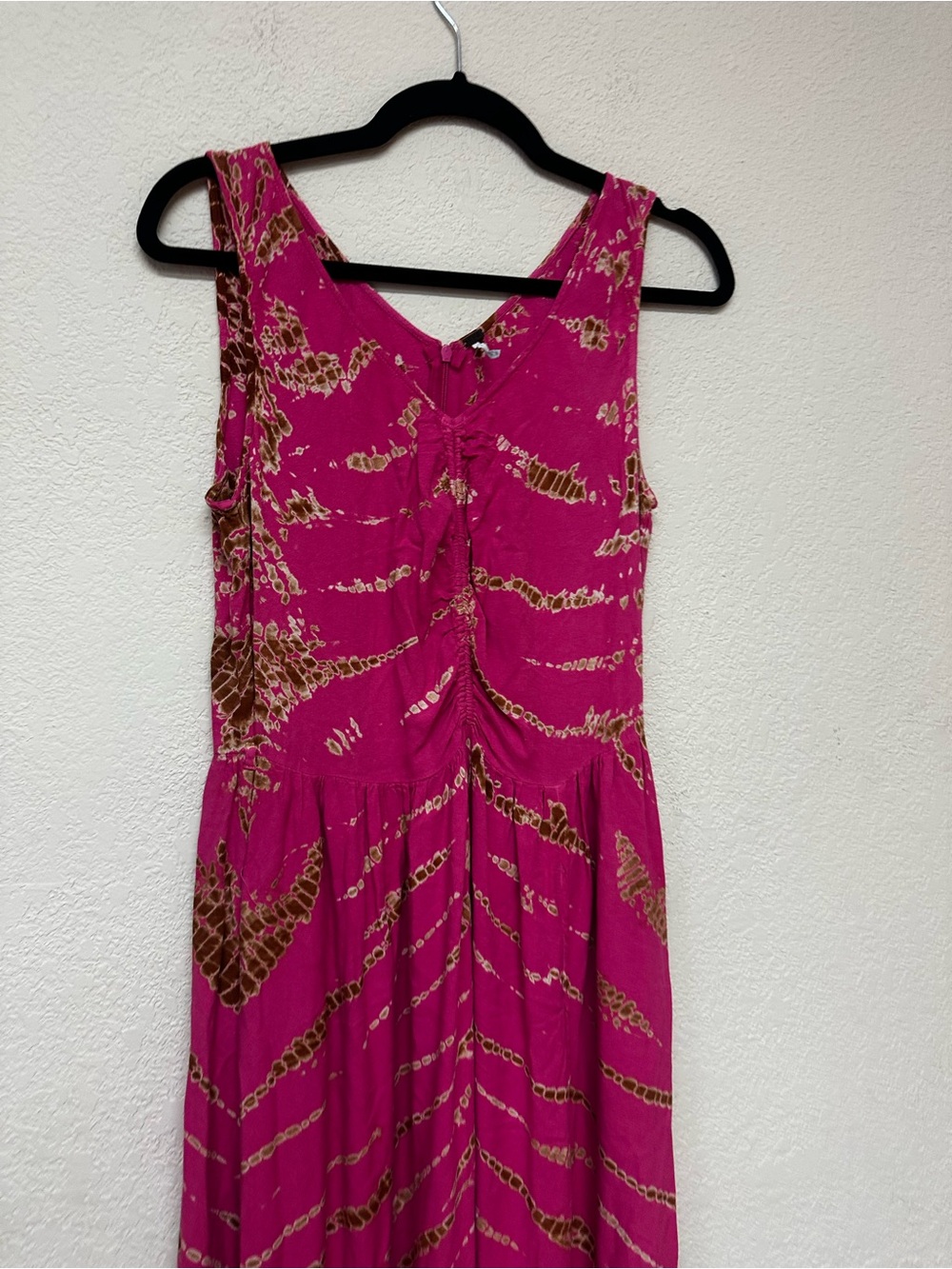 Young Fabulous & Broke Women’s Pink Striped Maxi Dress Sleeveless Summer Dress L - Picture 3 of 4